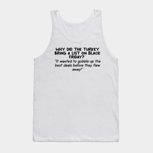 Black Friday Humor Tank Top